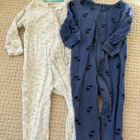 GAP Other - Gap. Set of two zip up sleepers, size 6-9 months